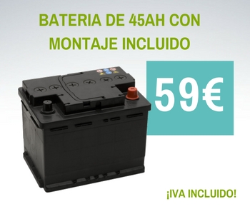 oferta cambio de batería en taller Borauto en Oliva, Valencia