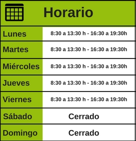 Horario taller mecánico borauto oliva