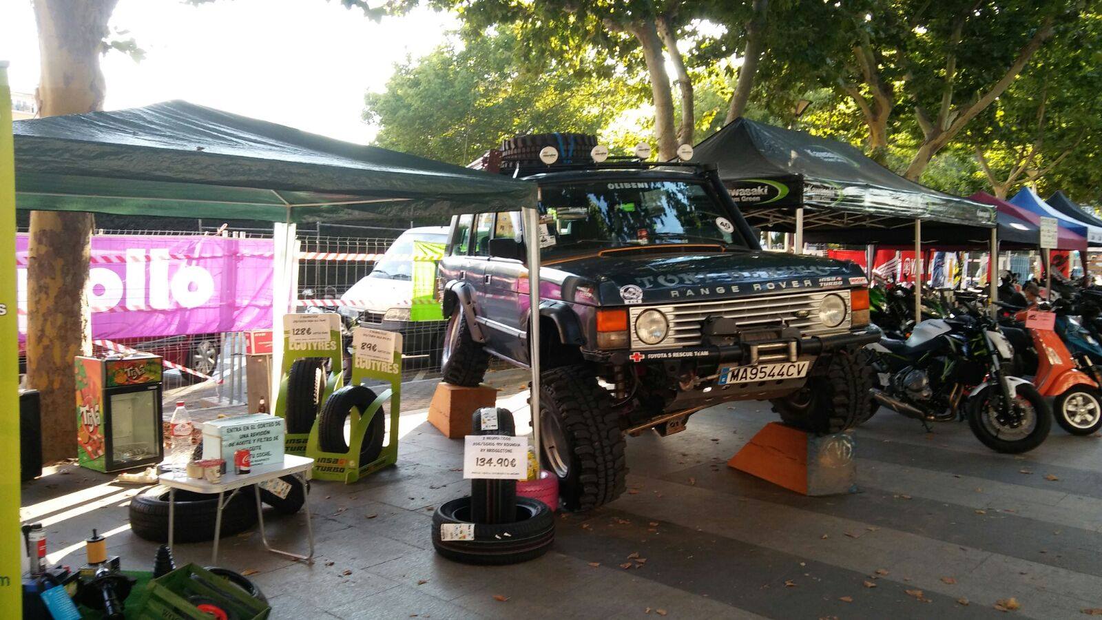 stand de la feria del motor en oliva